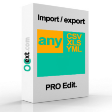 anyCSV/XLS/YML PRO Edition v8 імпорт CSV, DSV, XLS, XLSX, YML файлів OpenCart 2.x, 3.x 